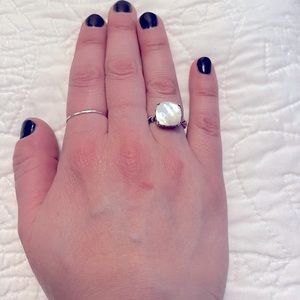 Pandora mother of pearl ring